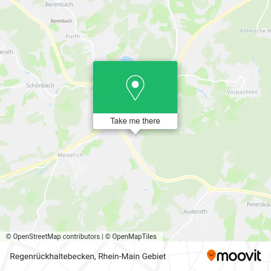 Карта Regenrückhaltebecken