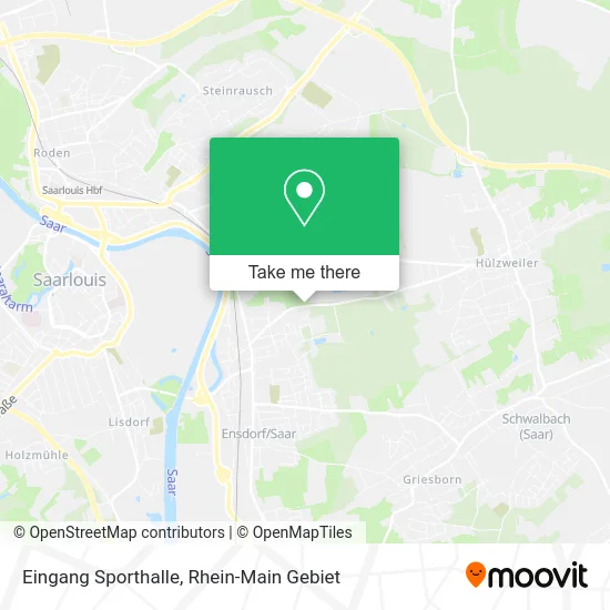 Карта Eingang Sporthalle