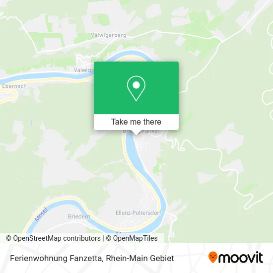 Карта Ferienwohnung Fanzetta