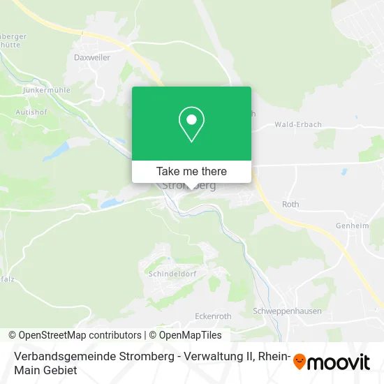 Карта Verbandsgemeinde Stromberg - Verwaltung II