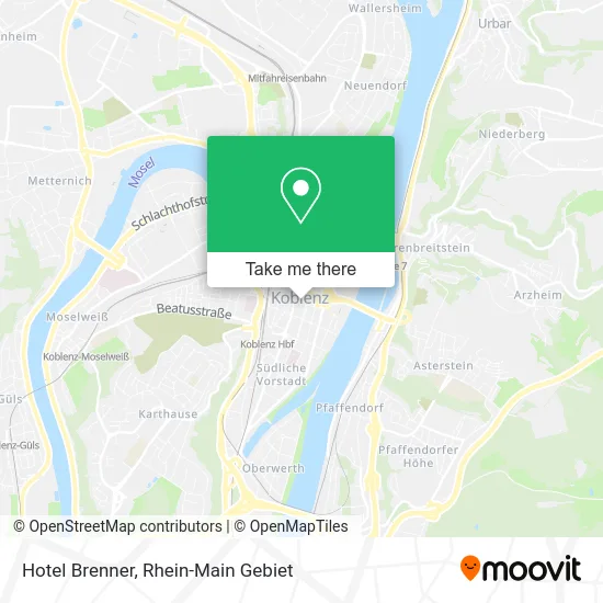 Карта Hotel Brenner