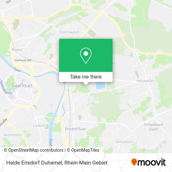 Карта Halde Ensdorf Duhamel