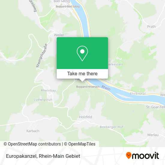 Карта Europakanzel