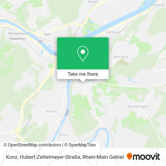 Карта Konz, Hubert-Zettelmeyer-Straße