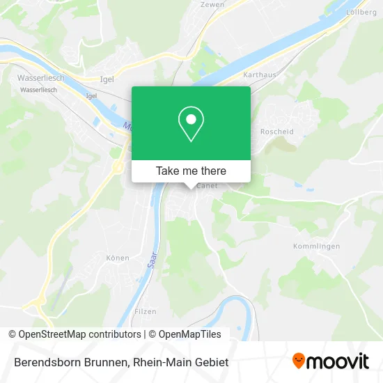 Карта Berendsborn Brunnen