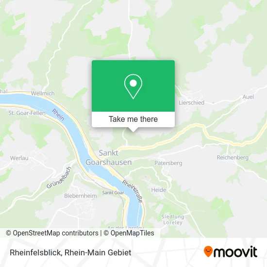 Карта Rheinfelsblick