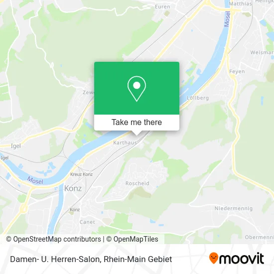 Карта Damen- U. Herren-Salon