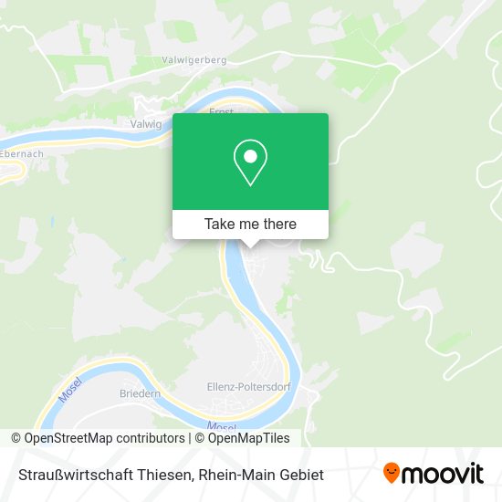 Карта Straußwirtschaft Thiesen