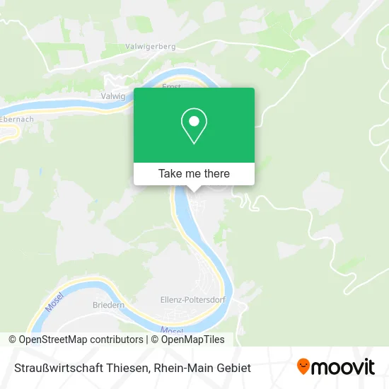 Карта Straußwirtschaft Thiesen