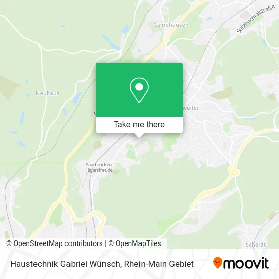 Haustechnik Gabriel Wünsch map