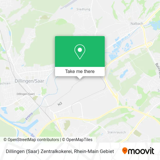 Карта Dillingen (Saar) Zentralkokerei