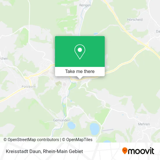 Карта Kreisstadt Daun