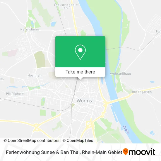 Карта Ferienwohnung Sunee & Ban Thai