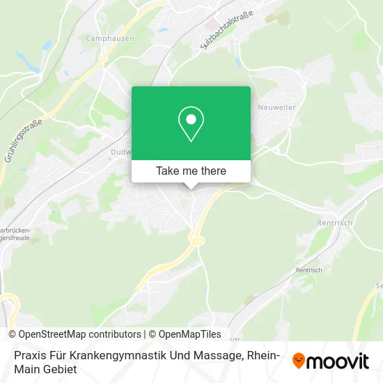 Карта Praxis Für Krankengymnastik Und Massage