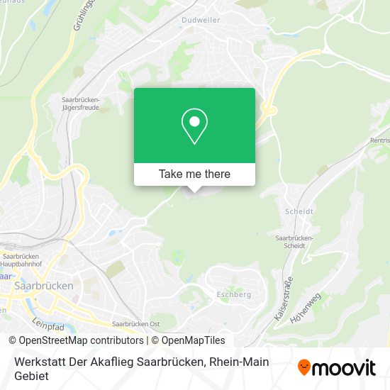 Карта Werkstatt Der Akaflieg Saarbrücken