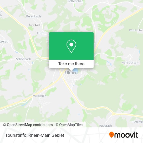 Карта Touristinfo
