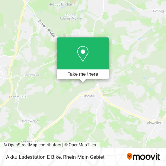 Карта Akku Ladestation E Bike