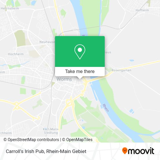 Карта Carroll's Irish Pub