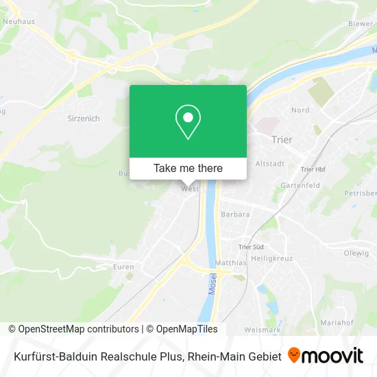 Карта Kurfürst-Balduin Realschule Plus