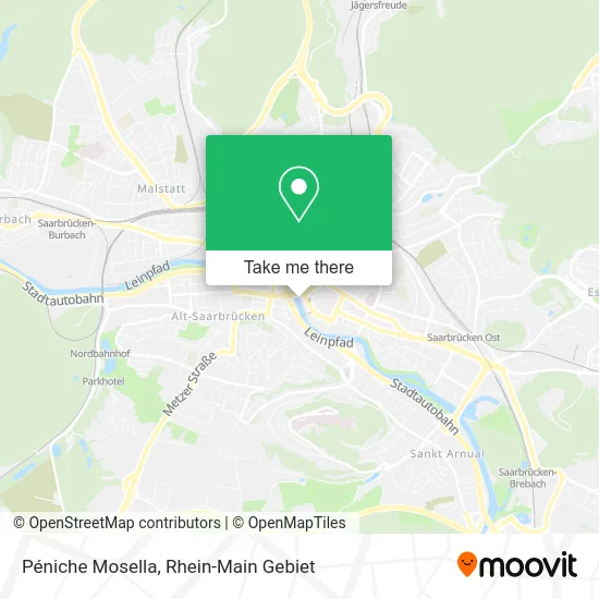 Карта Péniche Mosella