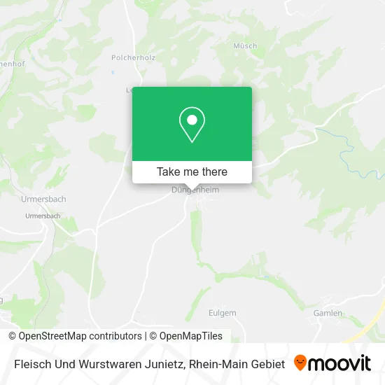 Карта Fleisch Und Wurstwaren Junietz