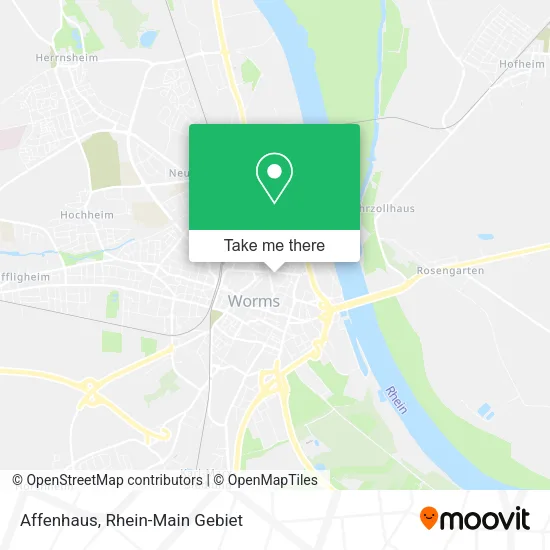 Affenhaus map