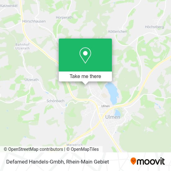 Карта Defamed Handels-Gmbh