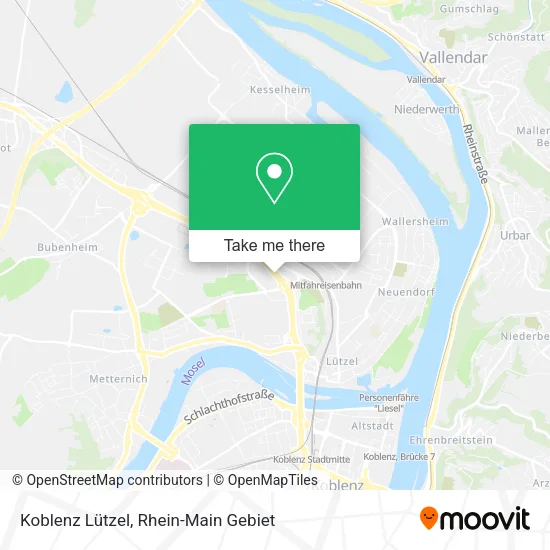 Карта Koblenz Lützel