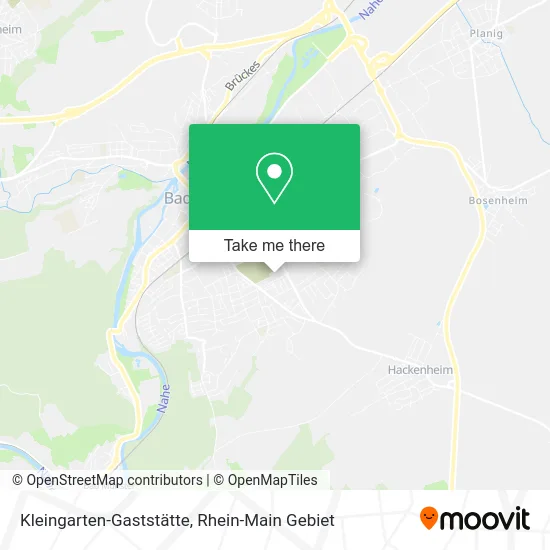 Карта Kleingarten-Gaststätte