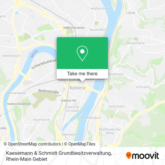 Карта Kaesemann & Schmidt Grundbesitzverwaltung