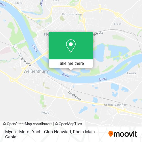Карта Mycn - Motor Yacht Club Neuwied