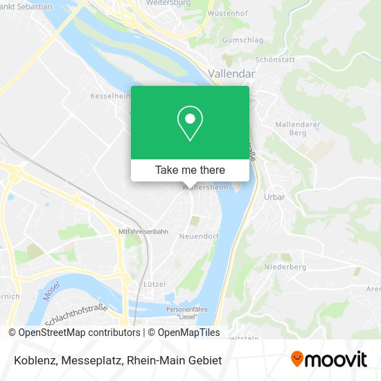 Карта Koblenz, Messeplatz