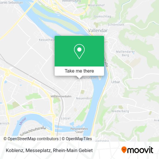 Карта Koblenz, Messeplatz