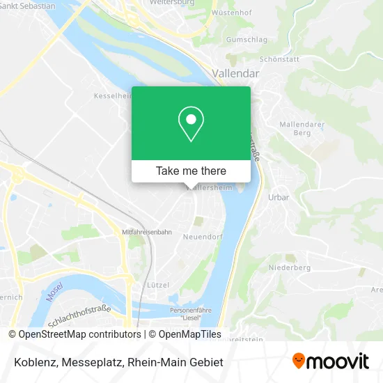 Карта Koblenz, Messeplatz