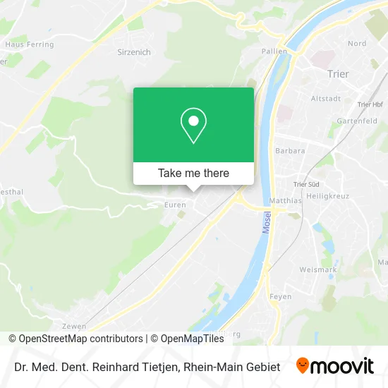 Карта Dr. Med. Dent. Reinhard Tietjen