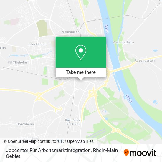 Карта Jobcenter Für Arbeitsmarktintegration