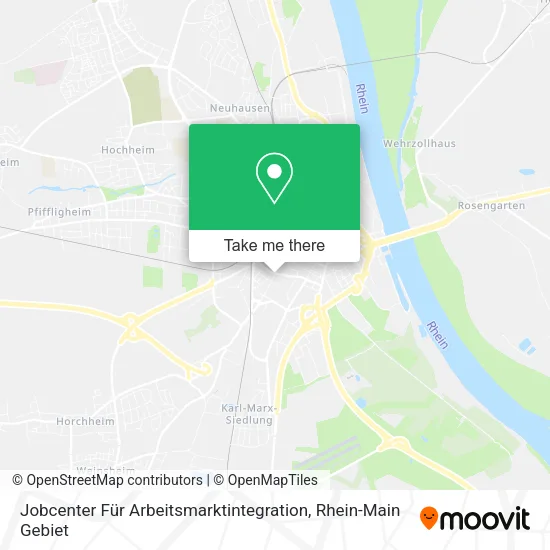 Карта Jobcenter Für Arbeitsmarktintegration