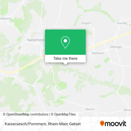 Карта Kaisersesch/Pommern
