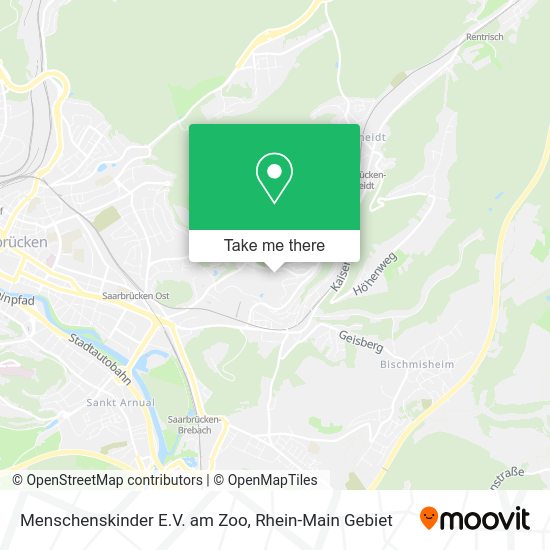 Карта Menschenskinder E.V. am Zoo