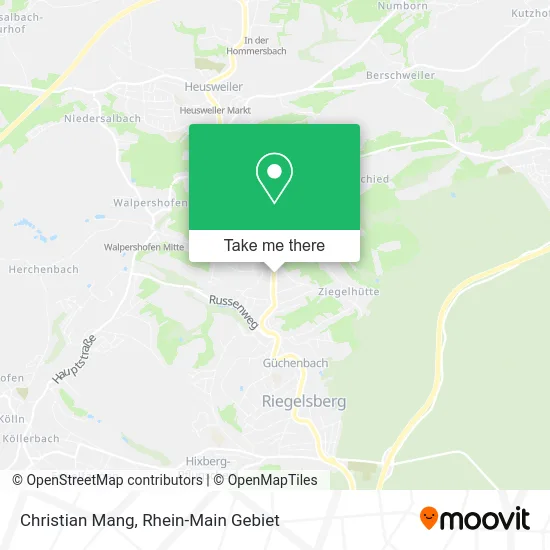 Карта Christian Mang