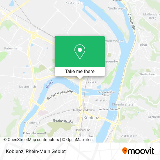 Карта Koblenz