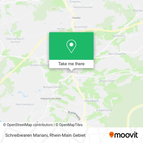 Карта Schreibwaren Mariani