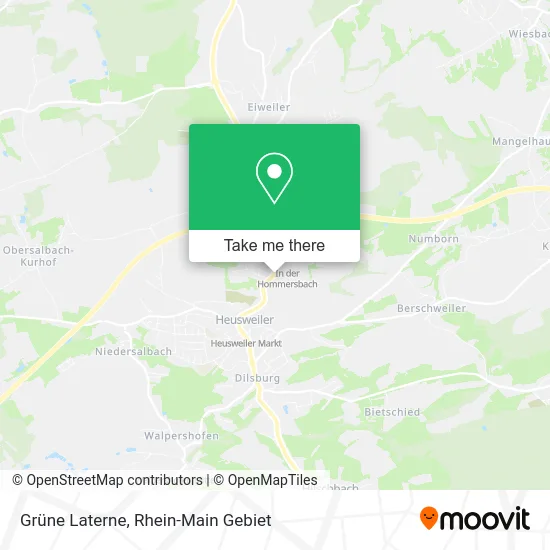 Карта Grüne Laterne