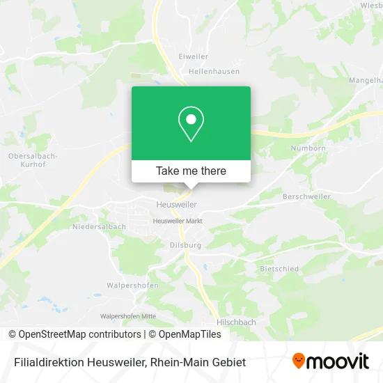 Карта Filialdirektion Heusweiler