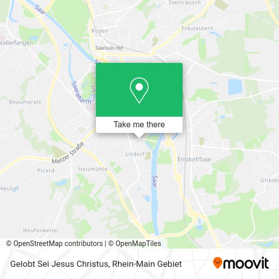Карта Gelobt Sei Jesus Christus