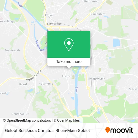 Карта Gelobt Sei Jesus Christus
