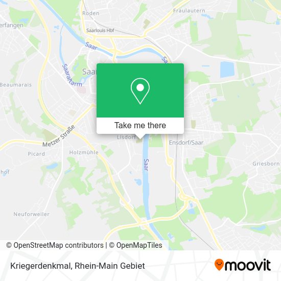 Карта Kriegerdenkmal