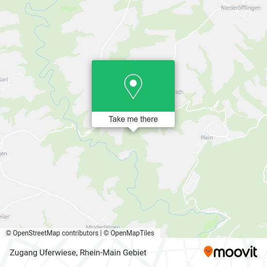 Карта Zugang Uferwiese