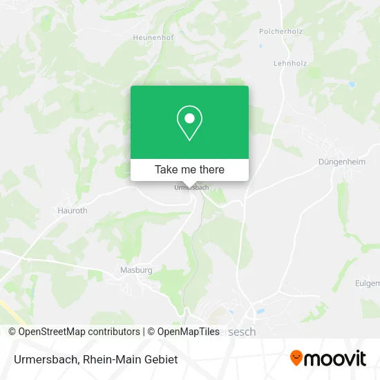 Карта Urmersbach