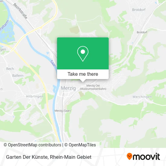 Карта Garten Der Künste